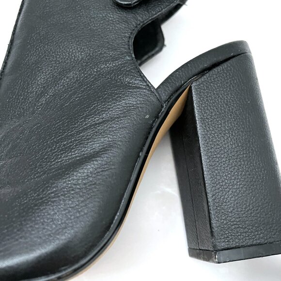 Steve Madden Slinng Talento Leather Open Toe Chunky Heel - Picture 11 of 13